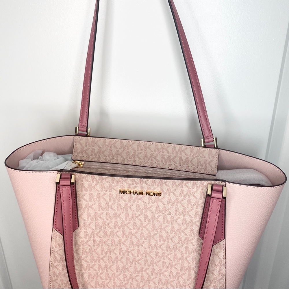 Michael Kors Tulip pink kimberly small bonded tote - Picture 4 of 5